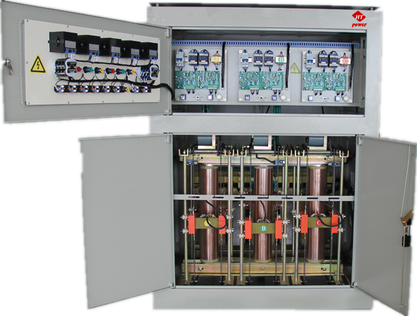 SBW-F系列三相分調補償穩(wěn)壓器內部結構圖